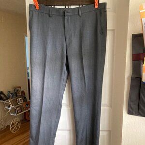 Men's HAGGAR H26 Grey Dress Pants